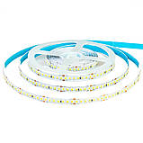 Led стрічка AVT 24В біла smd2835 168LED/m IP20, 1м, фото 3