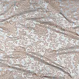 Декоративна тканина каліста фон бежевий (140см 294г/м² пог.м) 114775, фото 2