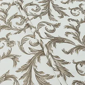 Портьєрна тканина рів'єра колір крем брюле, коричневий (295см 219г/м² пог.м) 140070