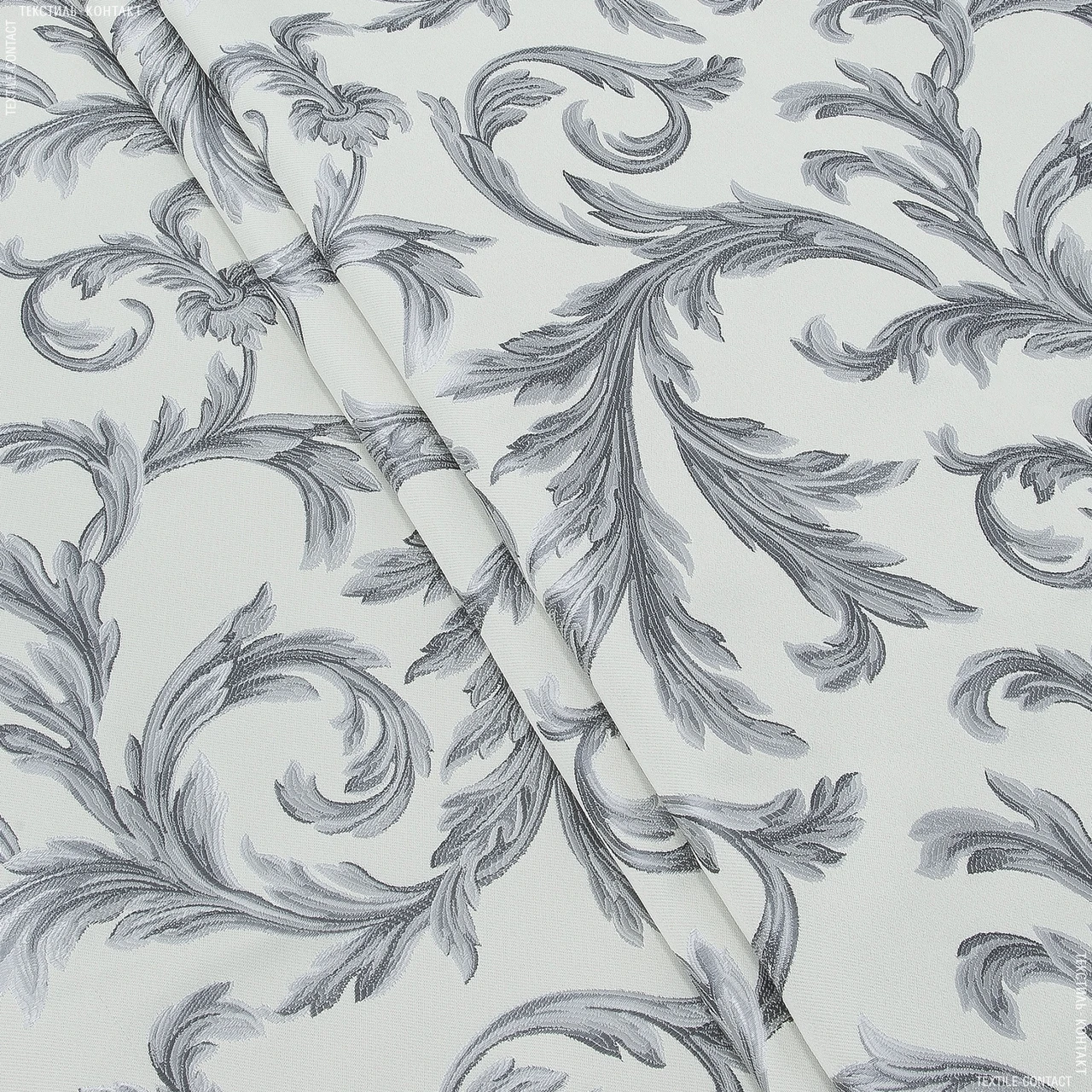 Портьєрна тканина рів'єра колір крем брюле, сірий (295см 219г/м² пог.м) 140071