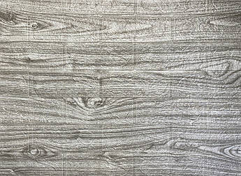 Самоклеюча панель 3D XPE 70*77см*3мм WD-17 Сірий