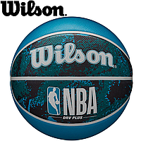 Мяч баскетбольный спортивный игровой мяч для баскетбола Wilson NBA DRV Plus Vibe Outdoor Basketball, размер №6