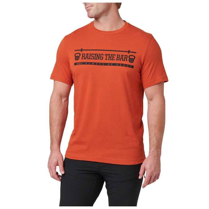 Футболка 5.11 PT-R RAISING BAR TEE 76320 Large, Autumn Orange