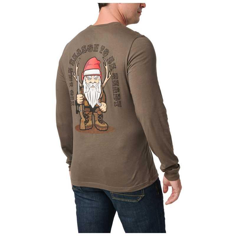 Футболка з довгим рукавом 5.11 'TIS THE SEASON TO BE READY LONG SLEEVE TEE 76312 Large, Major Brown