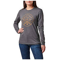 Жіноча футболка на довгий рукав 5.11 WOMEN'S AXE MOUNTAIN LONG SLEEVE TEE 69201 Medium, Charcoal