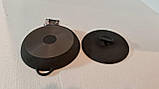 Сковорода гриль чавунна з пресом, d=260мм, h=40мм, фото 9