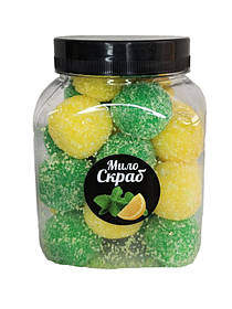 Мило-скраб кульки для тіла Свіжість м'яти та лимона (Скраби)