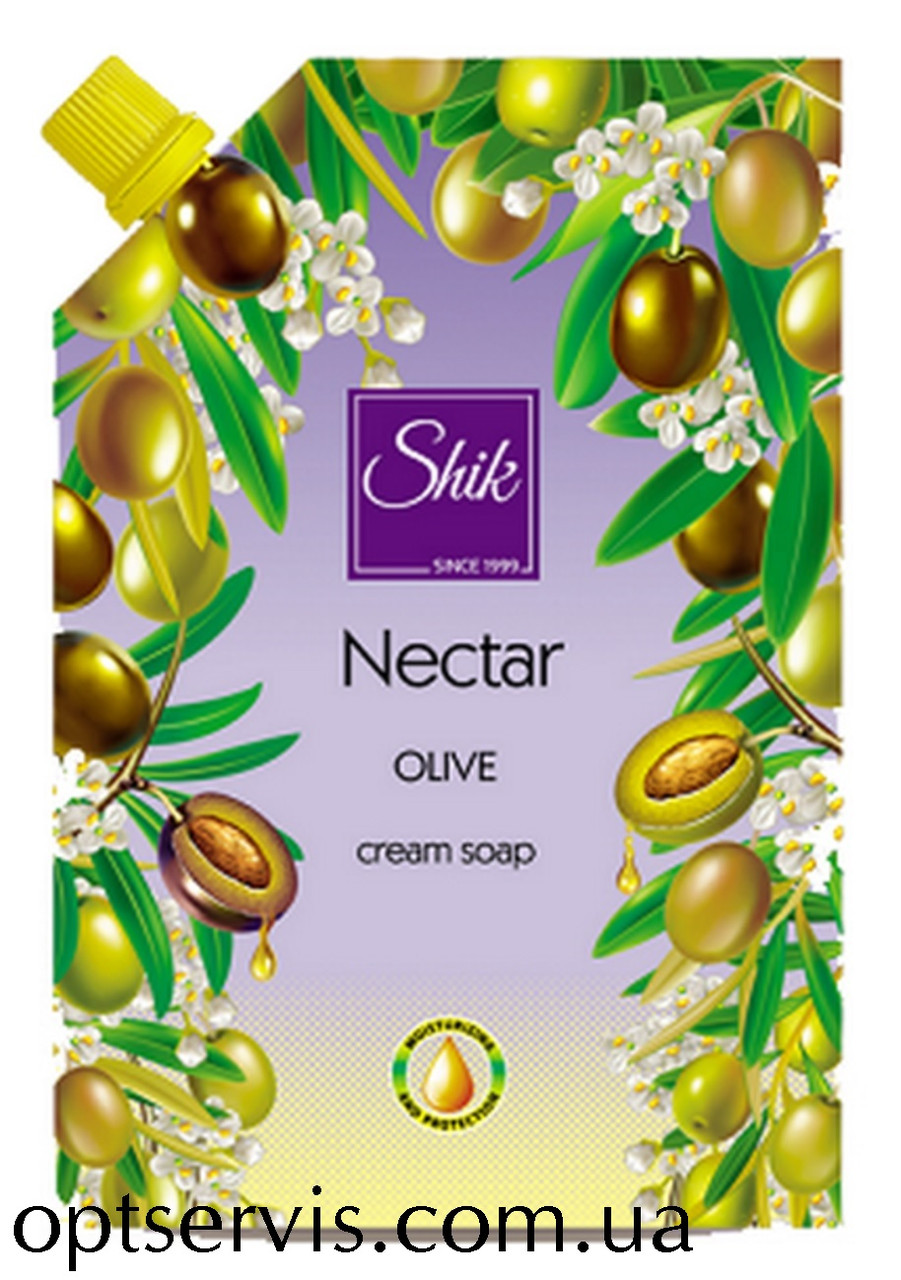 Крем-мило рідке Shik Nectar Оливкове 460 мл, фото 1