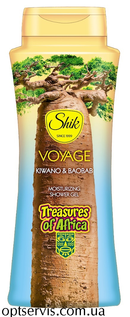 Гель для душу Shik Voyage Kiwano & Baobab 600 мл, фото 1