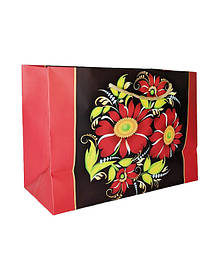 Подарунковий пакет "Петриківські квіти" 200*300 (упаковка)