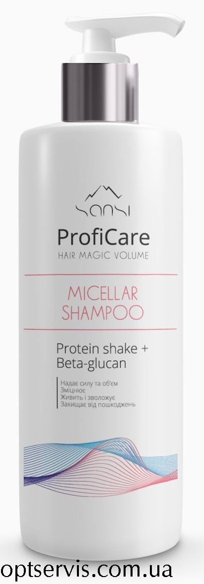 Міцелярний шампунь Sansi ProfiCare Hair magic volume для обє'му 400 мл, фото 1