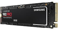 Твердотільний диск M.2   500GB  Samsung 980 Pro  (NVMe 1.3c, PCIe 4.0 x4, Read/Write 6900/5000 MB/sec)