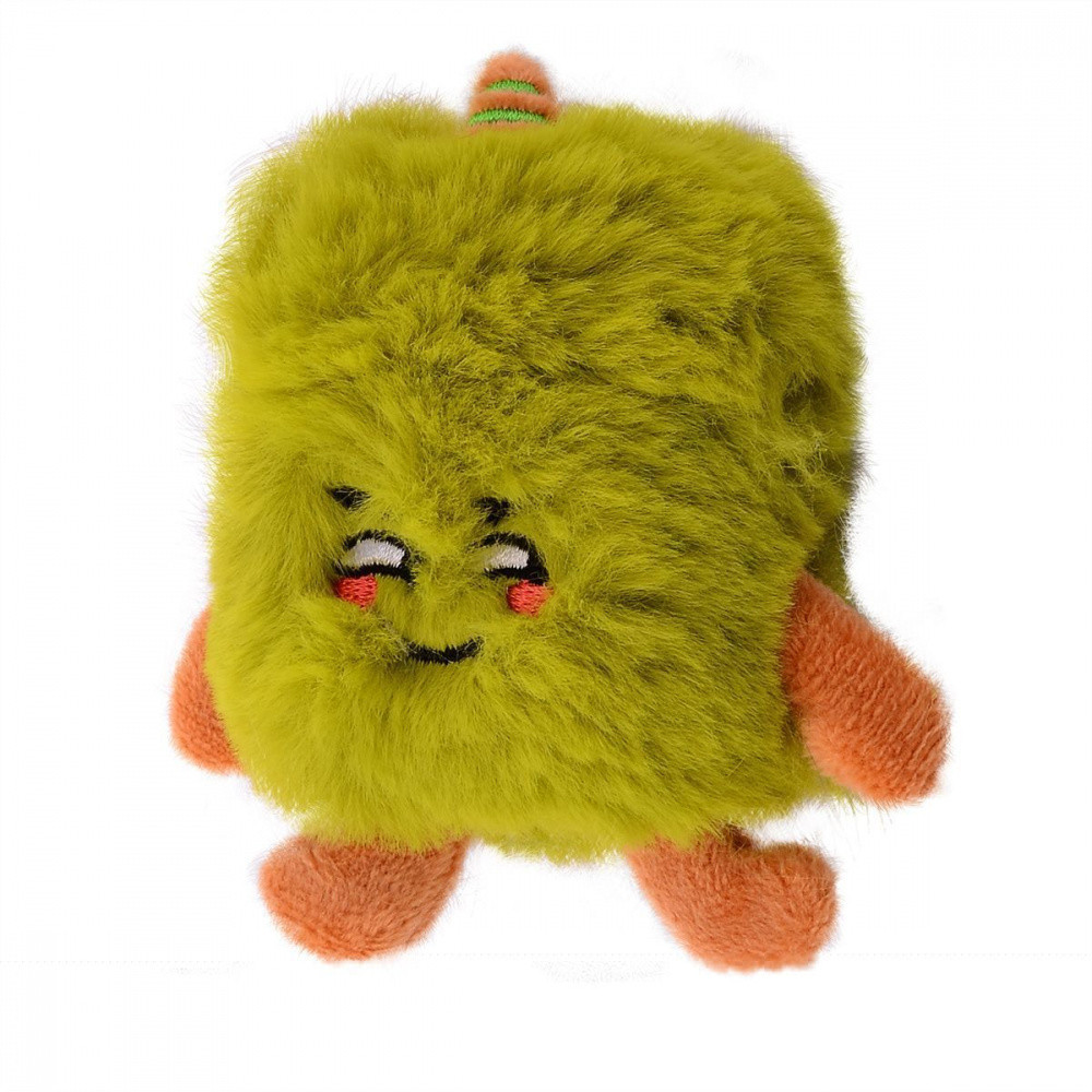 Хутровий чохол для навушників AirPods 1/2 Fluffy Monster Case зелений