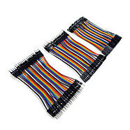 Набір дротів Arduino з'єднувальних довжина 10 см. Комплект перемичок 120 шт. (3 види по 40 шт.), фото 5