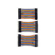 Набір дротів Arduino з'єднувальних довжина 10 см. Комплект перемичок 120 шт. (3 види по 40 шт.), фото 7