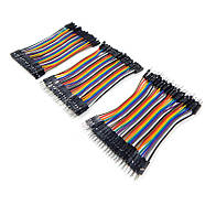 Набір дротів Arduino з'єднувальних довжина 10 см. Комплект перемичок 120 шт. (3 види по 40 шт.), фото 6