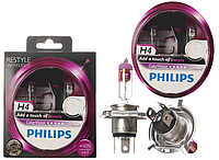 Лампа Н4 12V 60/55 (43) PHILIPS Color Vision Purple (2шт)