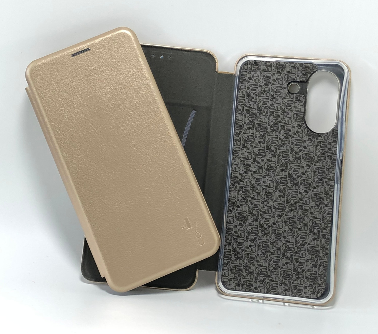 Чохол-книжка для телефону Xiaomi Redmi 13C (4G) Original (на магніті, підставка) Gold (4you)