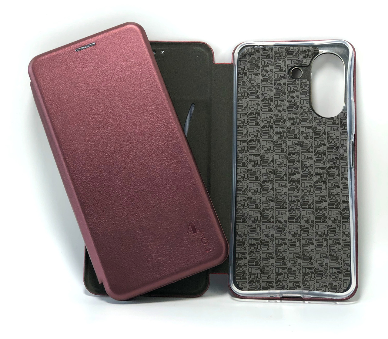 Чохол-книжка для телефону Xiaomi Redmi 13C(4G) Original (на магніті, підставка) Marsala (4you)