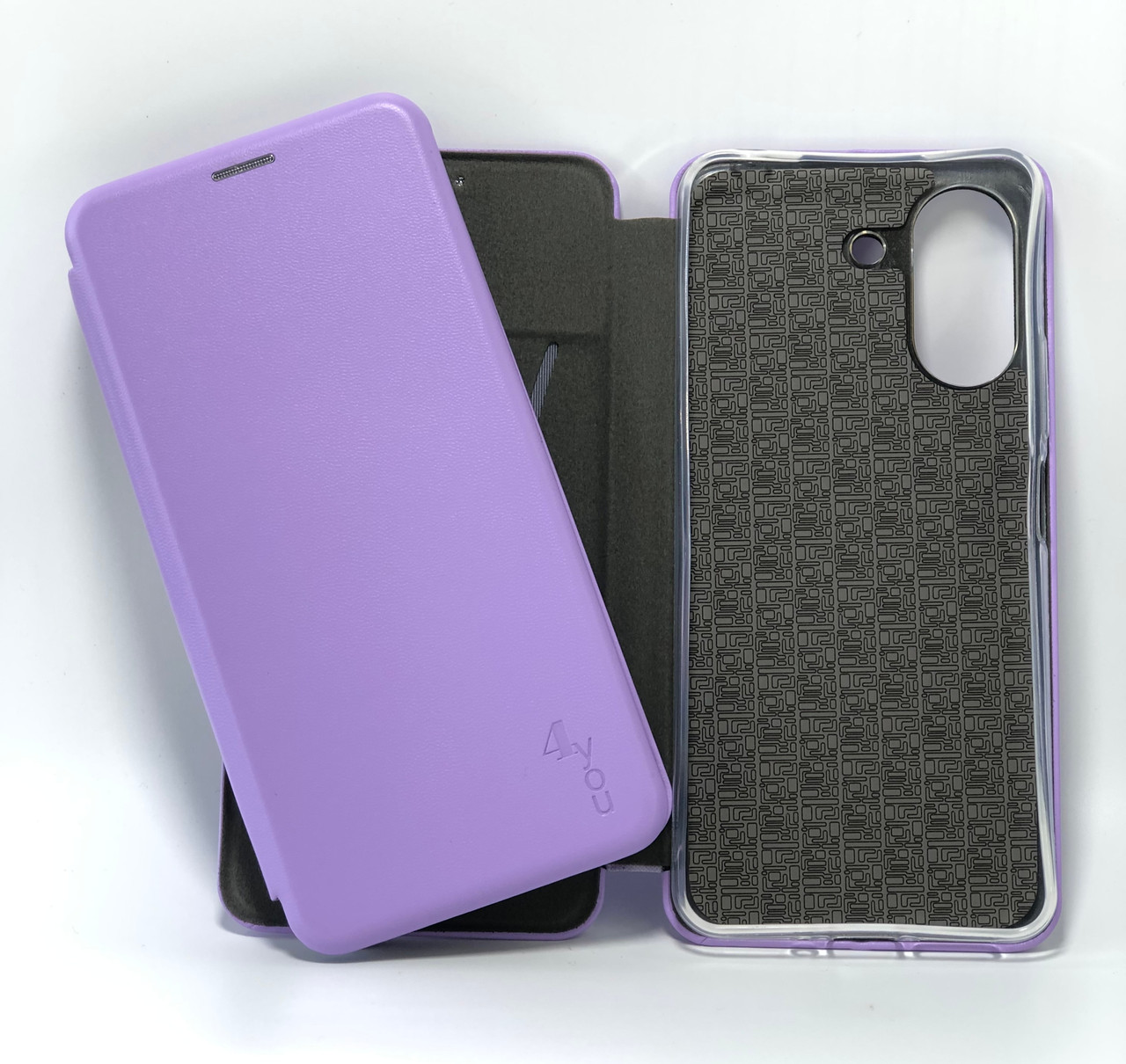 Чохол-книжка для телефону Xiaomi Redmi 13C(4G) Original (на магніті, підставка) Lavander (4you), фото 1