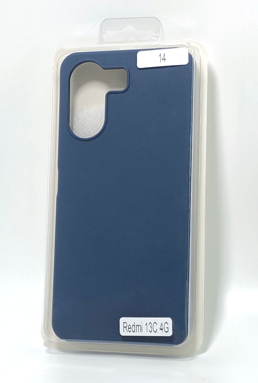 Чохол для телефону Xiaomi Redmi 13C(4G) Silicone Original FULL №14 Dark Blue (4you), фото 1