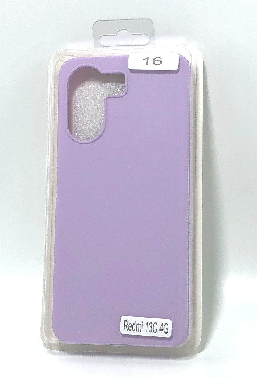 Чохол для телефону Xiaomi Redmi 13C (4G) Silicone Original FULL №16 Lilac (4you)