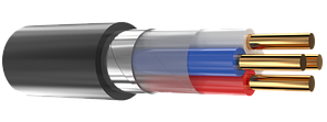 Кабель контрольний екранований КВВГЕ 4*1