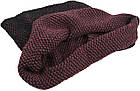 Жіночий теплий шарф-снуд Giorgio Ferretti фіолетовий із чорним, фото 3