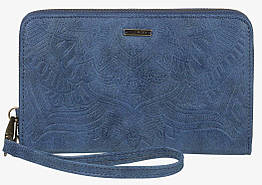 ОЧЕНКА! Жіночий гаманець, органайзер з екошкіри Roxy синій