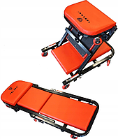 Лежак-кресло для автослесаря подкатной Tekson до 135 кг