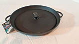 Прес для гриля чавунний, ТМ Термо. Вага - 5,7 кг, Діаметр - 300 мм, фото 3