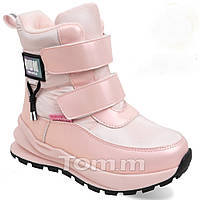 Зимние ботинки детские Tom.m 10791B розовые для девочки 29