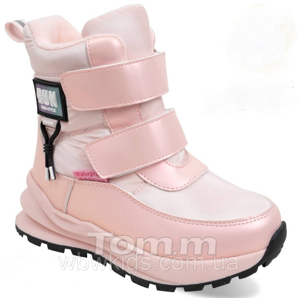 Зимові чоботи дитячі Tom.m 10791B рожеві для дівчинки 29