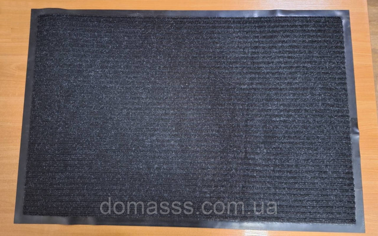 УЦІНКА вологопоглинаючий килимок з кантом 60 х 90 чорний