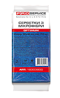 PRO Салфетки из микрофибры OPTIMUM, 30х30, 10шт., синие (48уп/ящ)