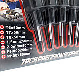 Професійний набір прецизійних точних викруток 7 шт, Викрутки, Набір інструментів для ремонту техніки, фото 3