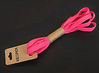 Шнурки 100см плоские 8 мм Keeper розовый
