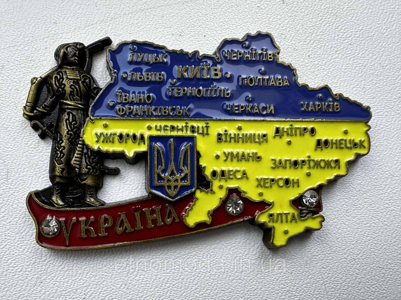 Карта України магніт
