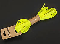 Шнурки 100см плоские 8 мм Keeper светло-желтый