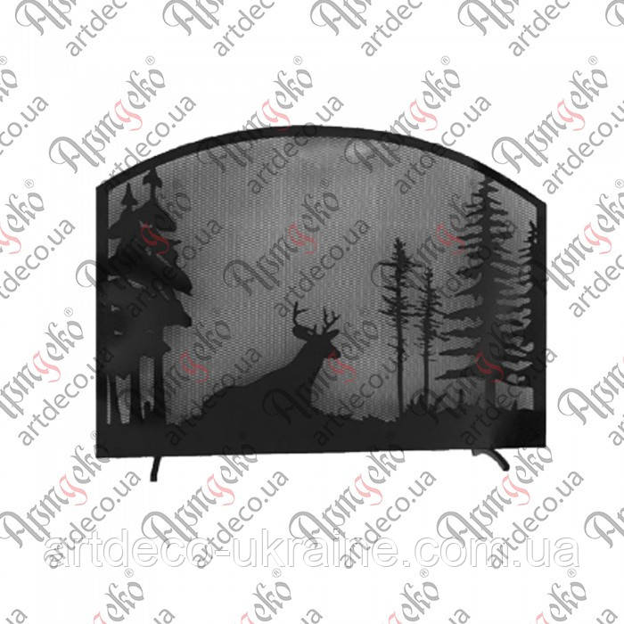 Захисний єкран для каміну 630х845 Арт. 69,211, фото 1