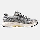 Чоловічі кросівки Asics GT-2160 Grey Beige, сірі шкіряні кросівки асікс гт 2160, фото 3
