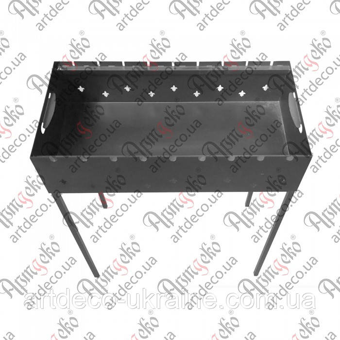 Мангал розкладний розбірний портативний кований 700х620х320х1,2 Арт: 69.103, фото 1