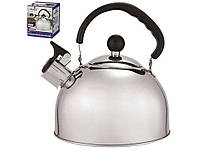 Чайник для газовой плиты со свистком для дома/кухни 2.5л одинарное дно MH-0297 ТМ STENSON OS
