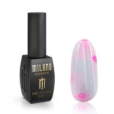 Гель лак Аква краплі AQUA DROPS Milano 8 ml №13 рожево бузковий акварельний лак на спиртовій основі