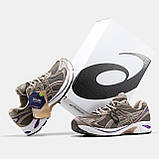Чоловічі кросівки Asics GT-2160 Brown Purple White, коричневі шкіряні кросівки асікс гт 2160, фото 4