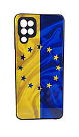 Чехол Glass Case для Samsung M12 / M127 бампер Ukraine