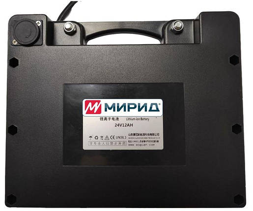 Акумулятор літієвий для інвалідного візка MIRID D-810, D-812 (24В, 12Аг, 288Втг), фото 2