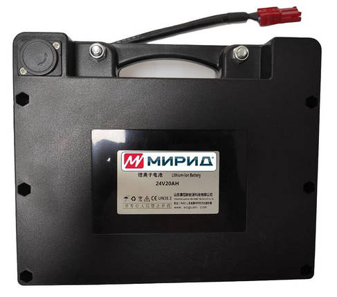 Акумулятор літієвий для інвалідного візка MIRID D-6035, D-6036 (24В, 20Аг, 480Втг), фото 2