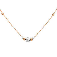 Модное золотое колье цепочка с золотыми бусинами нежное ожерелье из золота в минималистичном стиле 45-50 см