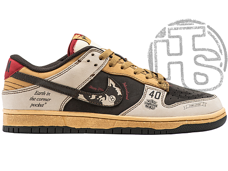 Чоловічі кросівки Nike Dunk Low x Stussy 40th Brown Grey Beige ALL14560, фото 1